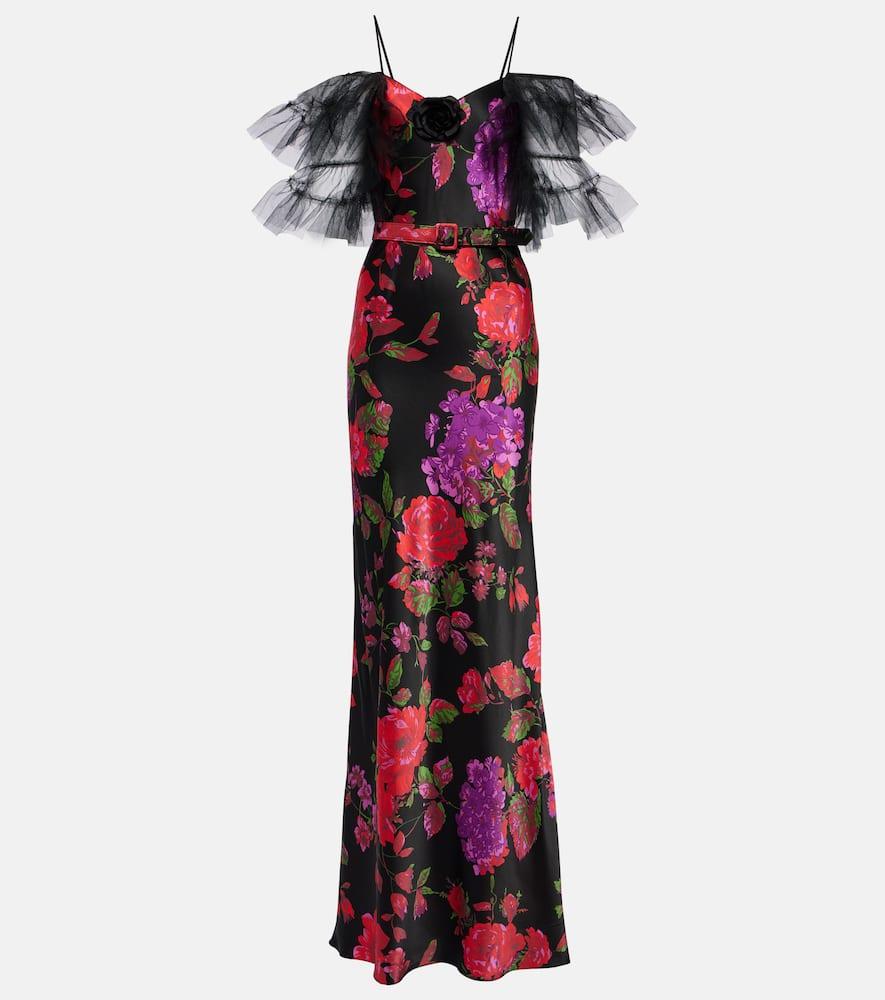 rodarte tiered silk tulle gown