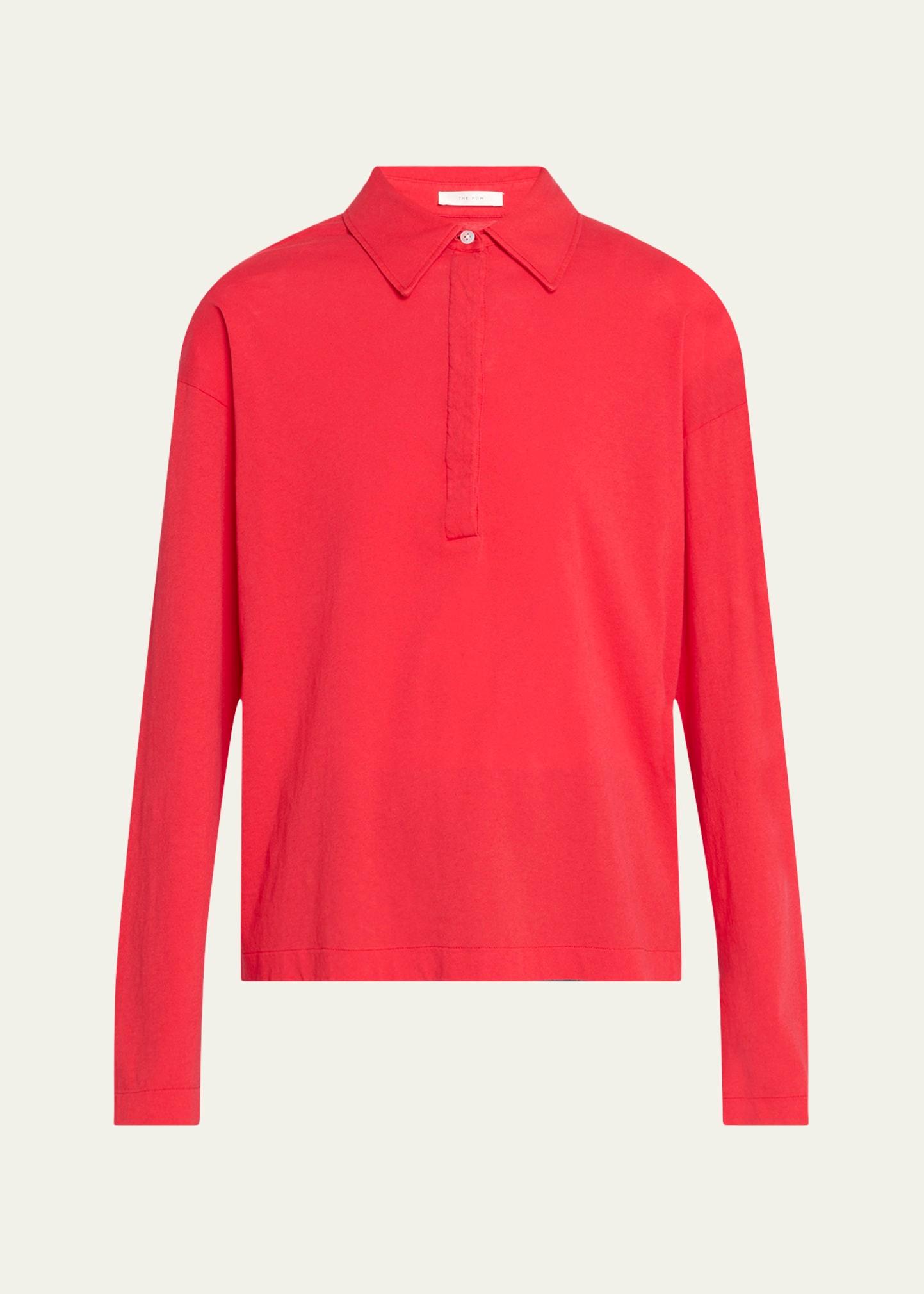 roddie oversized polo top