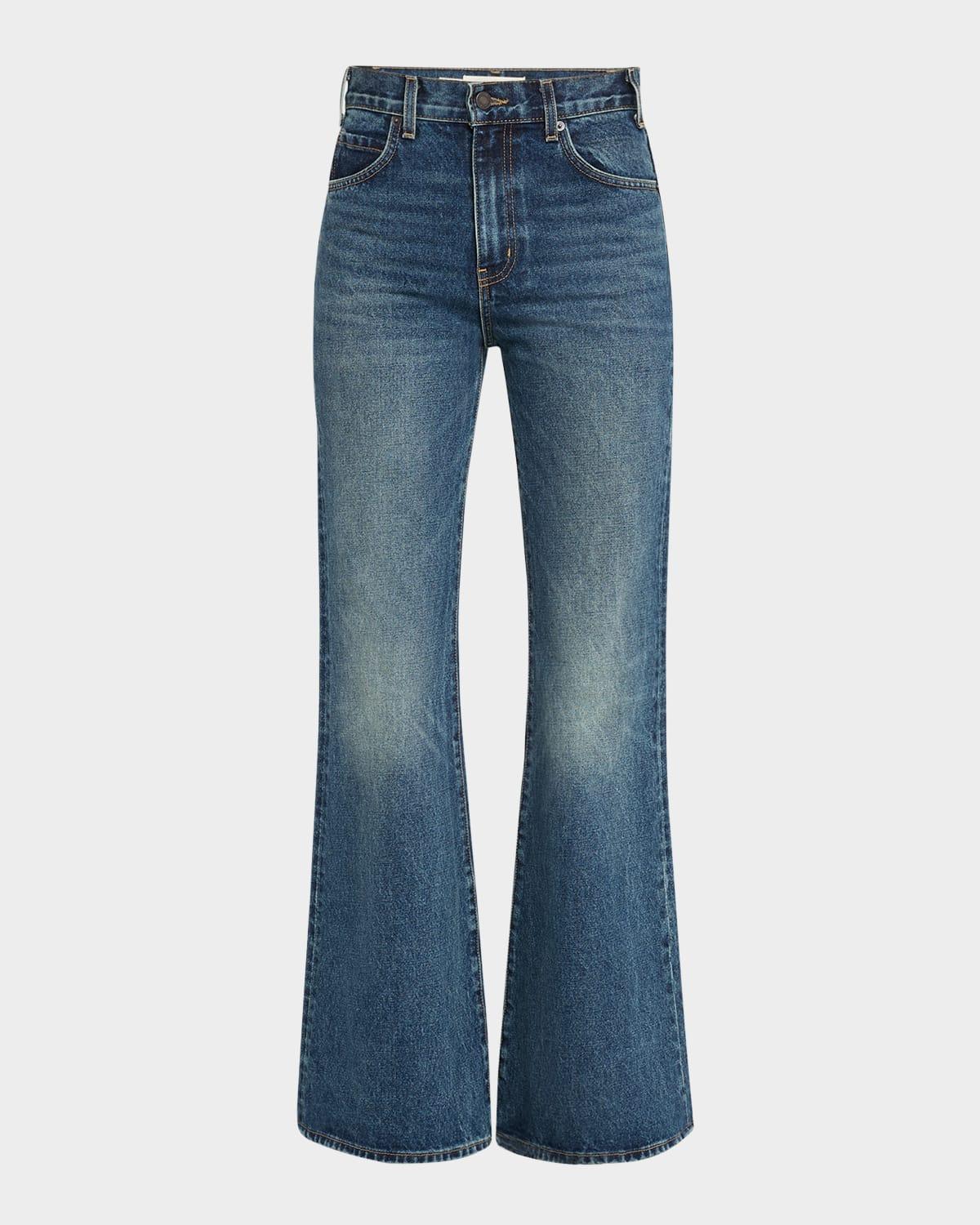 roe mid-rise flare jeans
