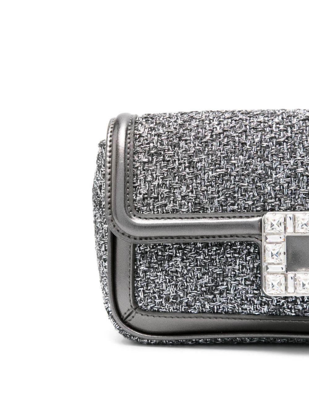 roger vivier bags grey fabric - women