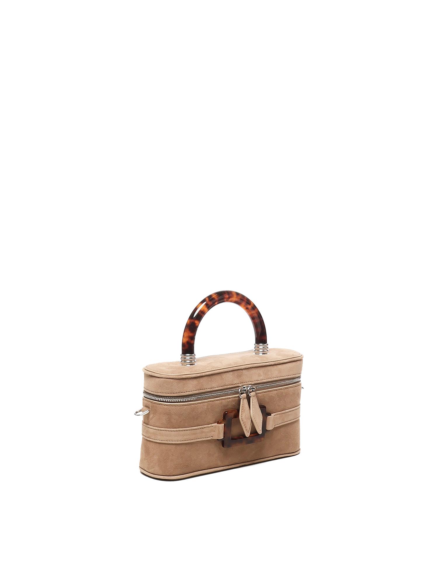 roger vivier bags pink goatskin - women