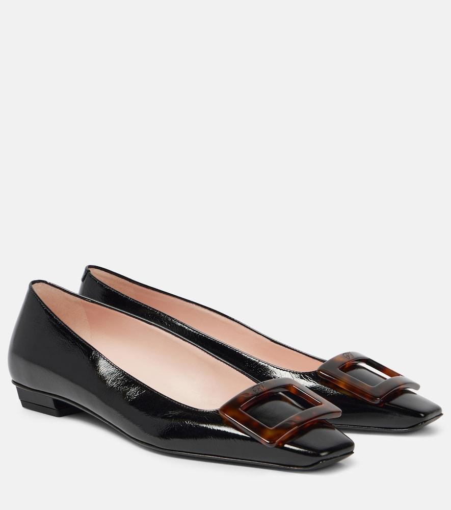roger vivier belle vivier 25 patent leather pumps