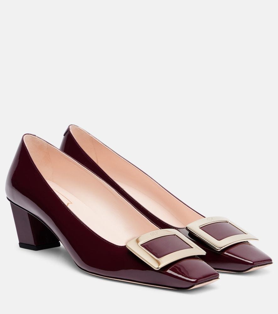 roger vivier belle vivier 45 patent leather pumps