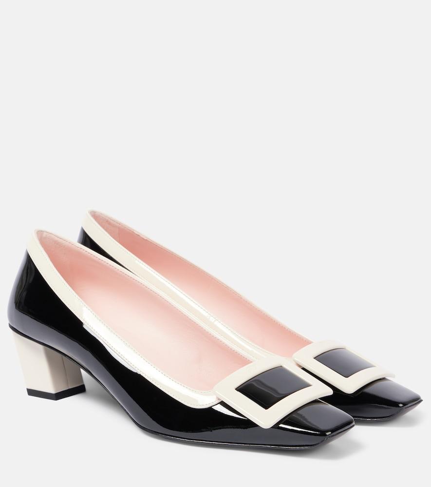 roger vivier belle vivier 45 patent leather pumps