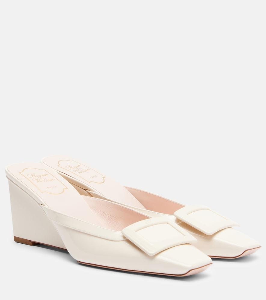 roger vivier belle vivier 60 patent leather pumps