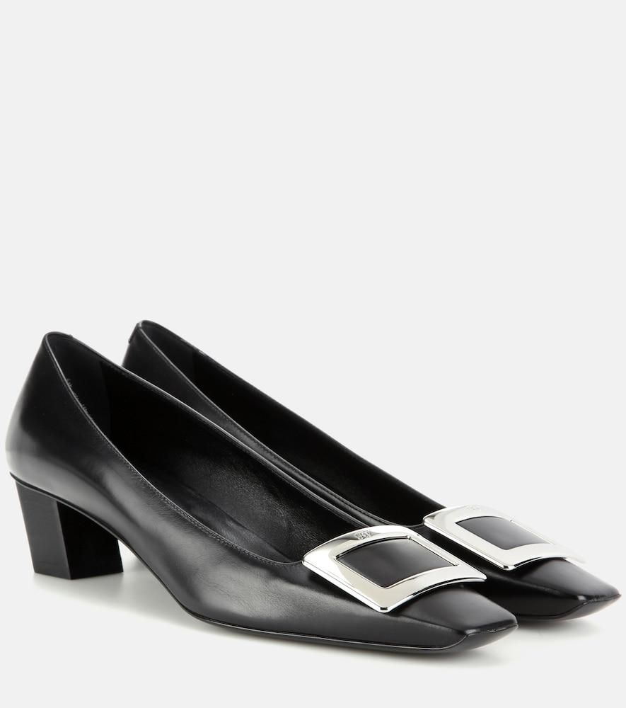 roger vivier belle vivier leather pumps