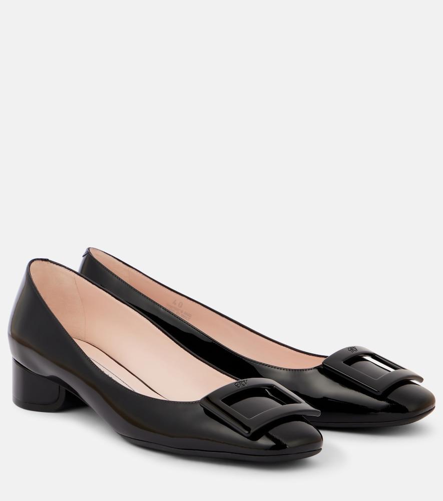 roger vivier décolleté belle vivier 25 leather pumps