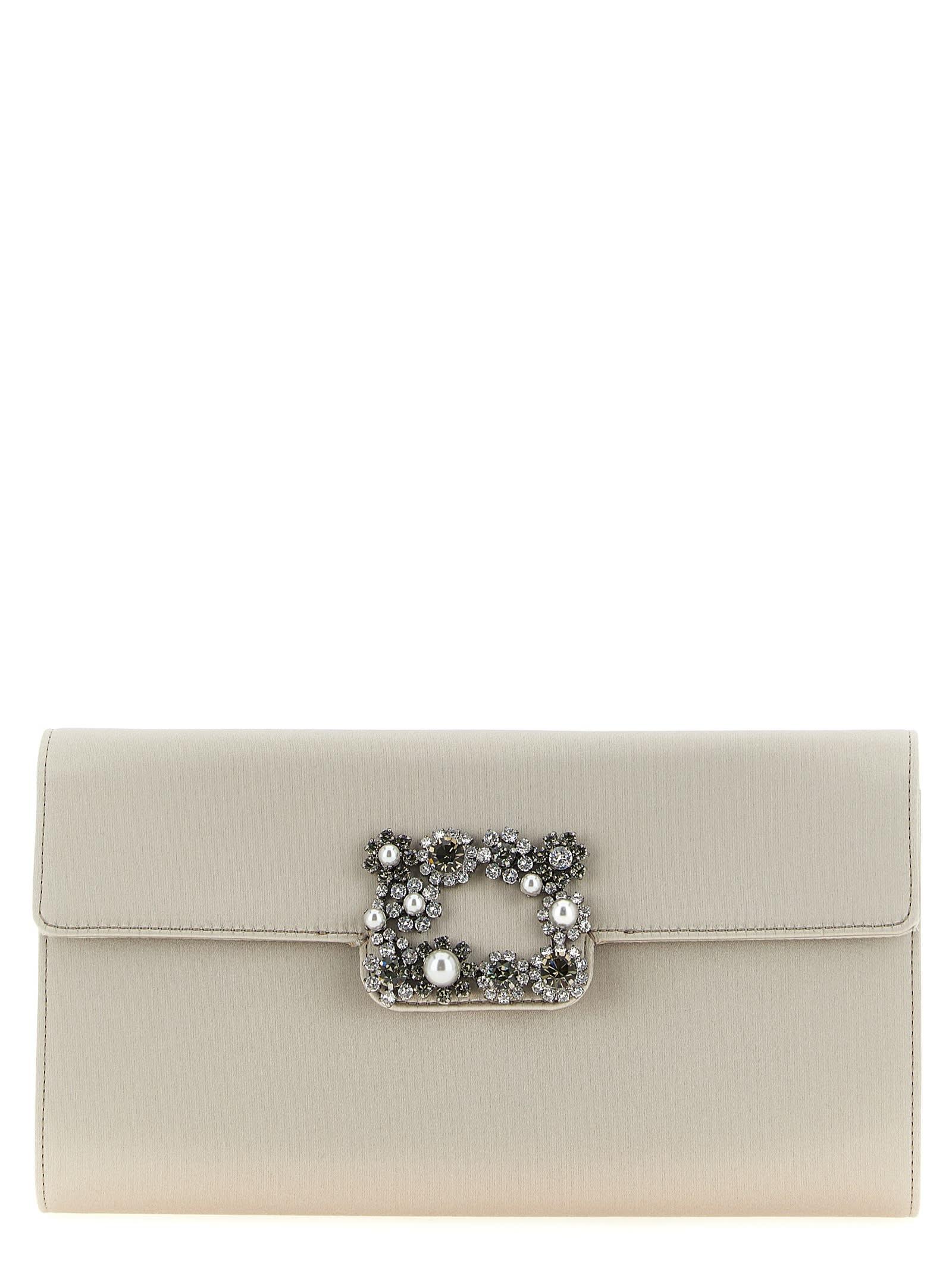 roger vivier efflorescence clutch