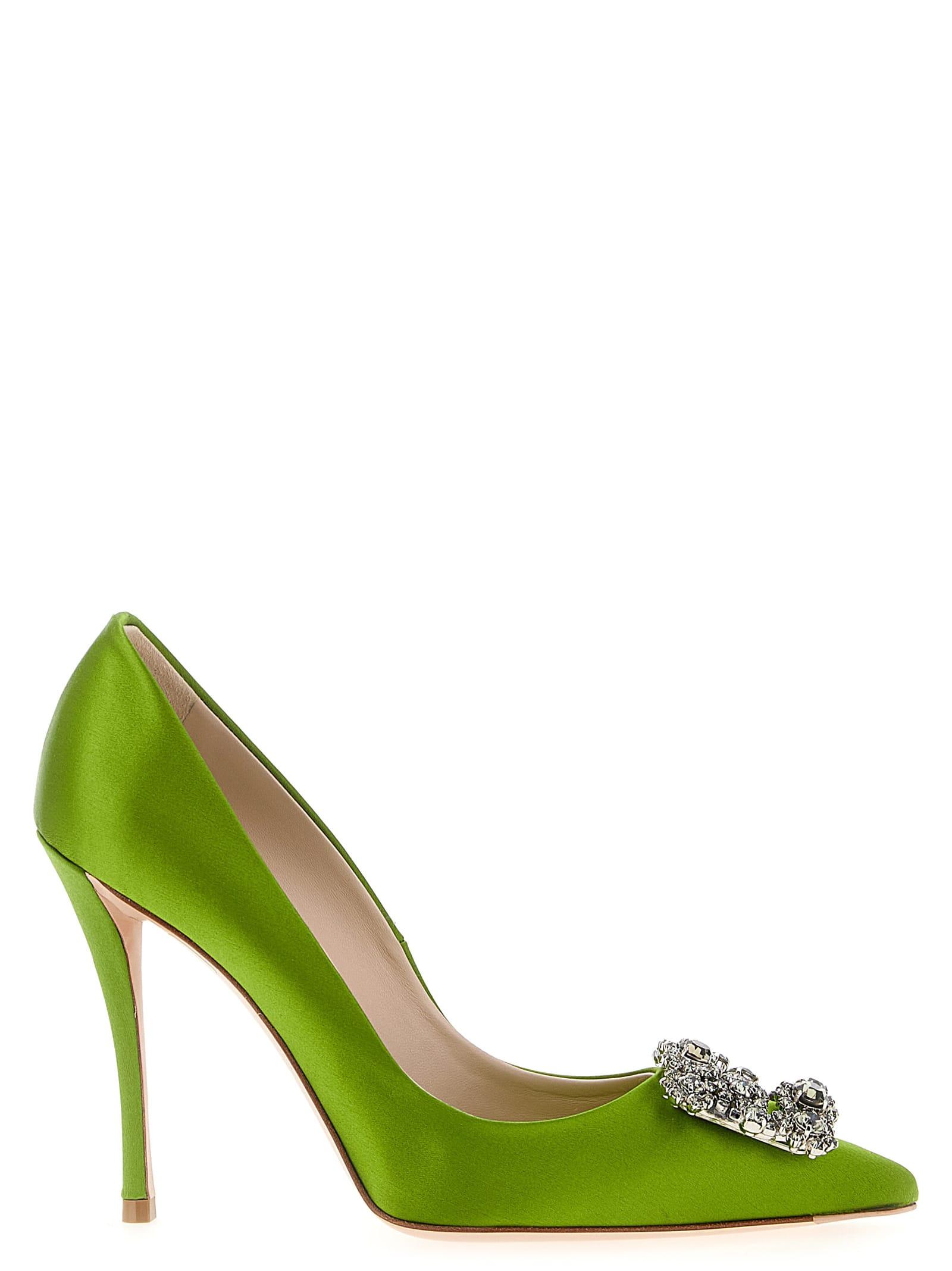 roger vivier flower strass pumps