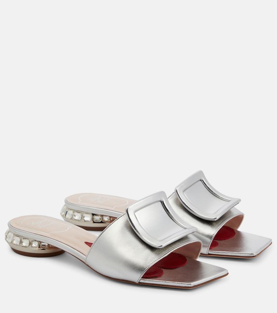 roger vivier mule 25 embellished sandals