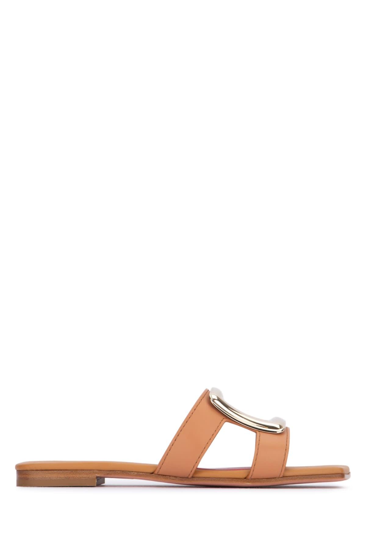 roger vivier new metal buckle mule