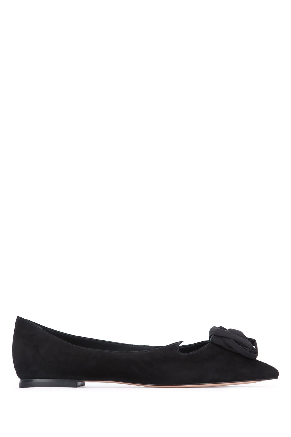 roger vivier rose vivier ballet flats