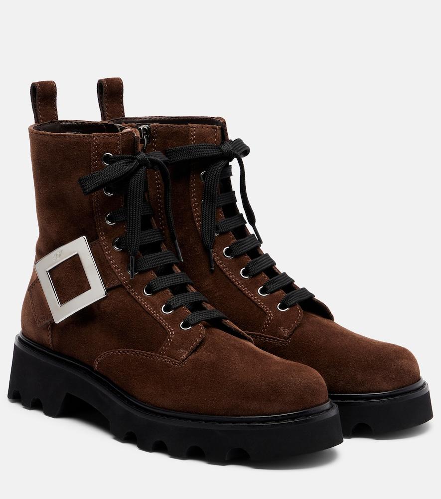 roger vivier suede lace