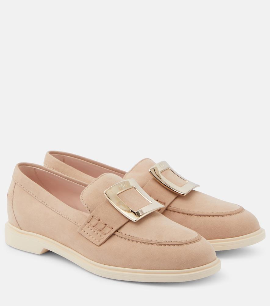 roger vivier summer suede loafers