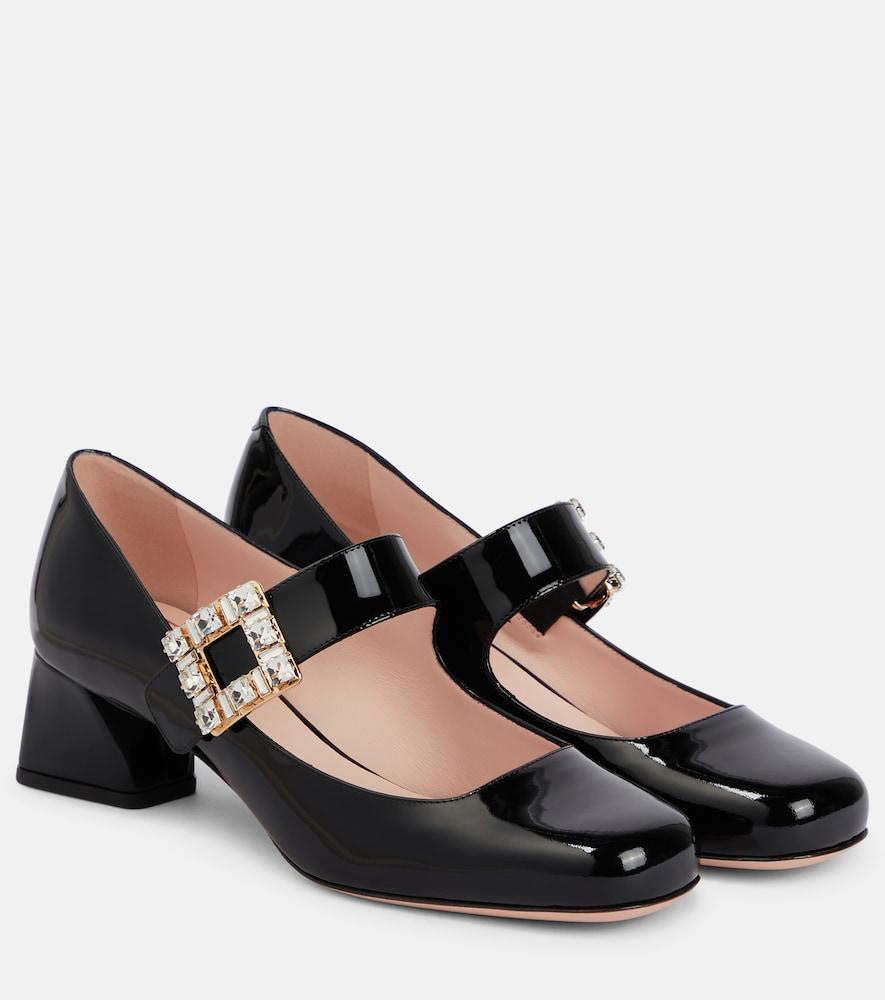 roger vivier très vivier patent leather mary jane pumps