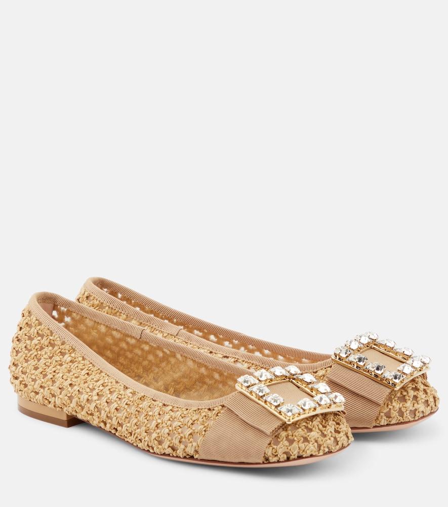 roger vivier très vivier raffia