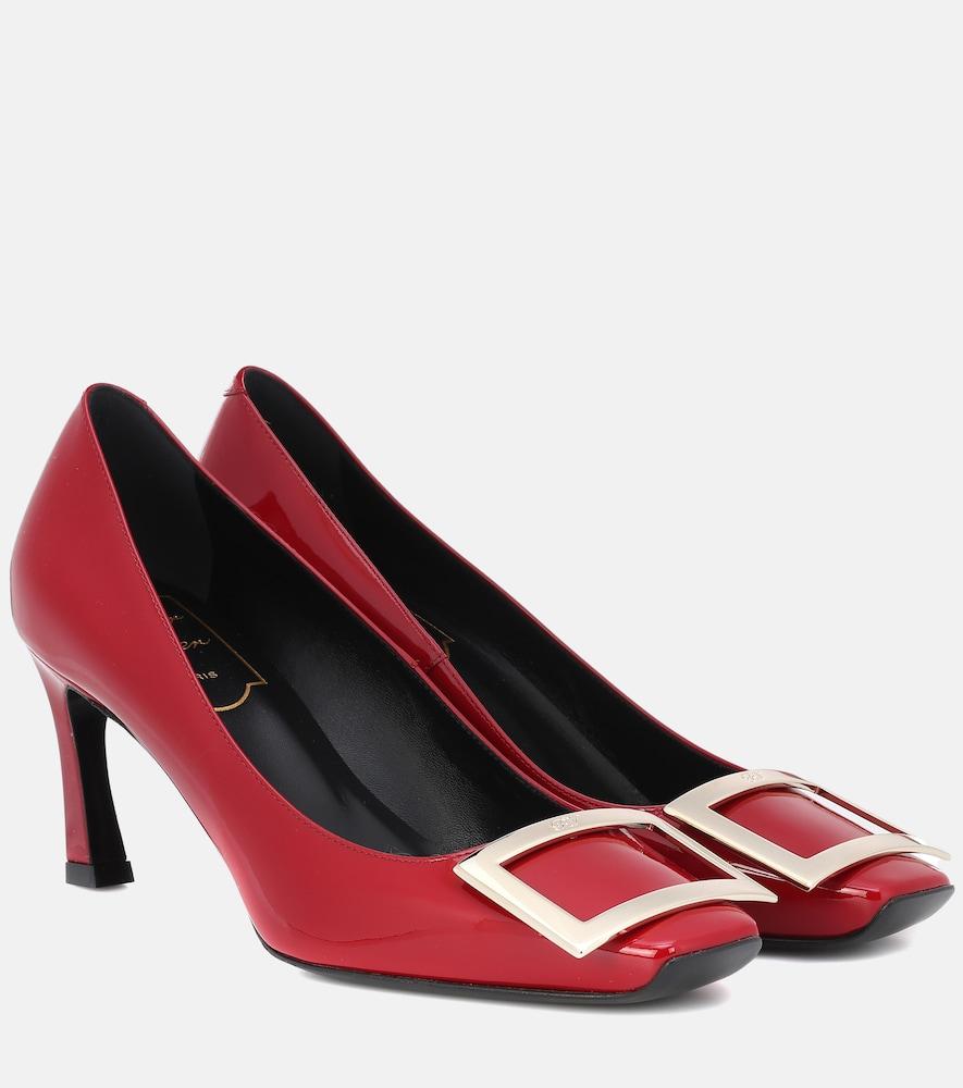 roger vivier trompette patent leather pumps