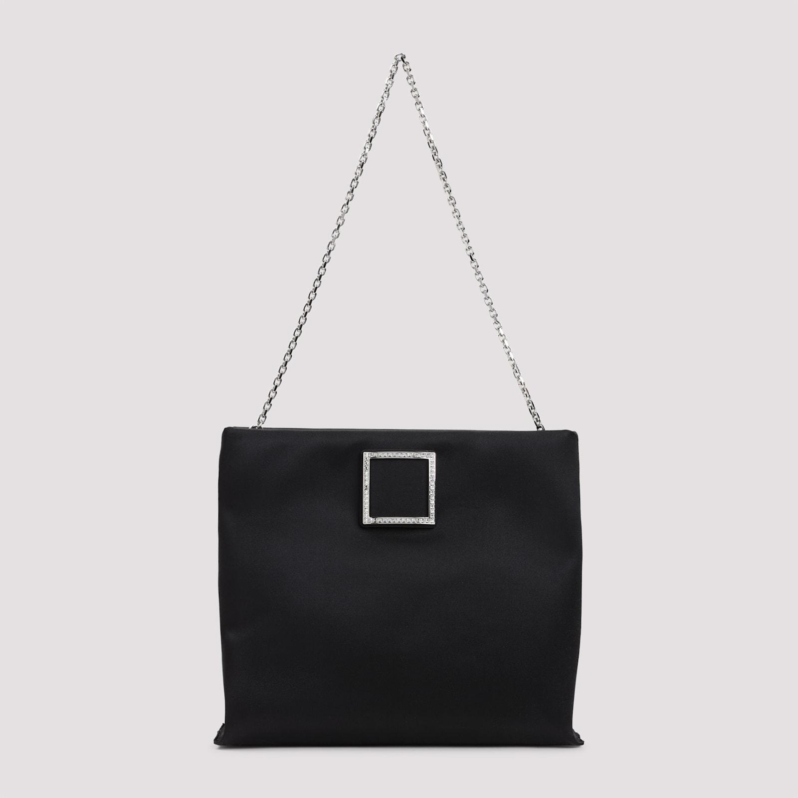 roger vivier trompette strass soft clutch