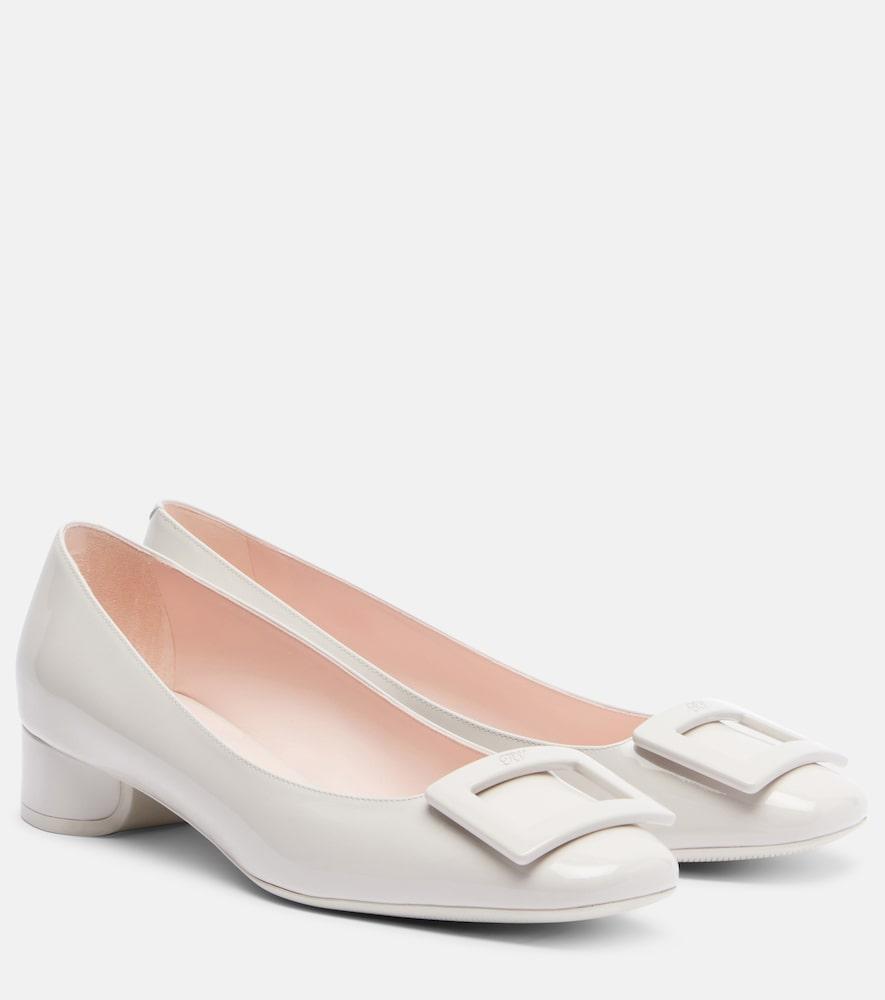 roger vivier u look 25 patent leather pumps
