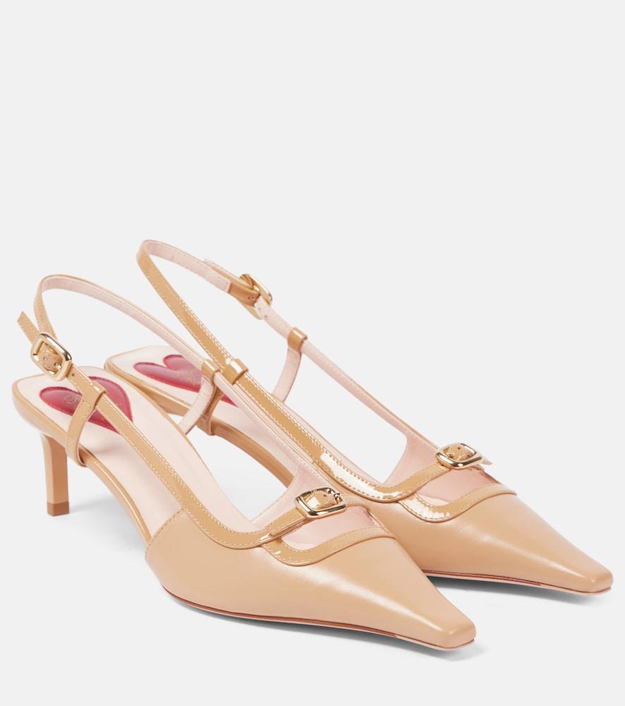 roger vivier viv' canard 55 slingback pumps