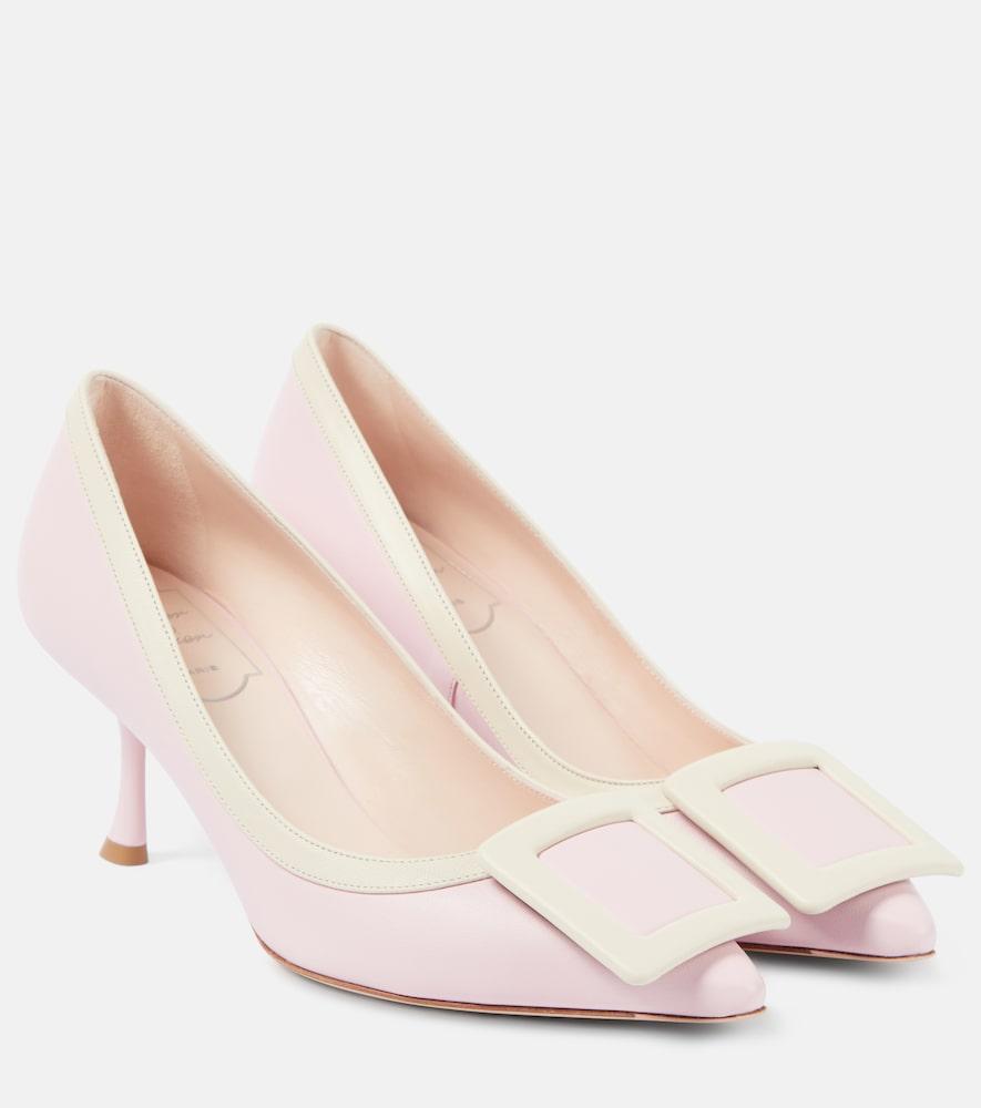 roger vivier viv' in the city leather pumps