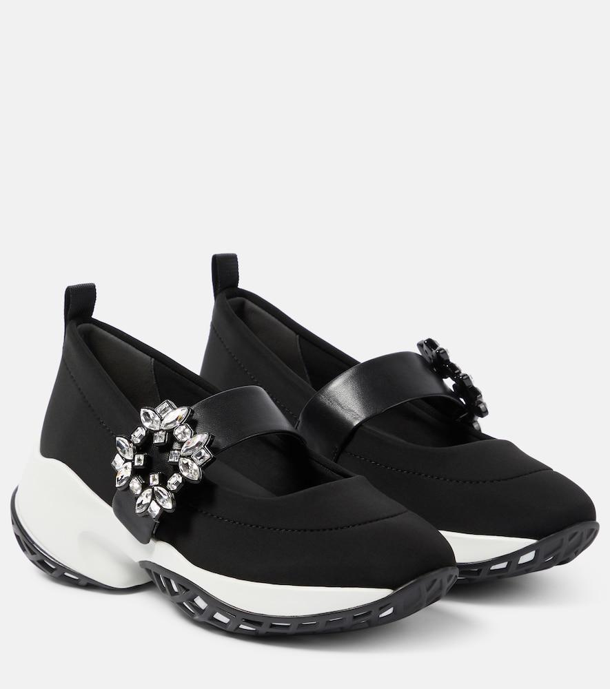 roger vivier viv' match embellished sneakers