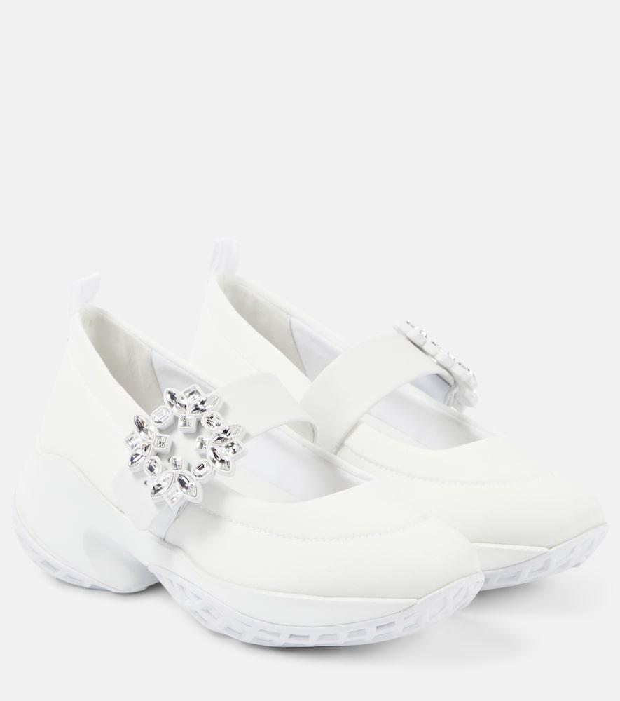 roger vivier viv' match embellished sneakers