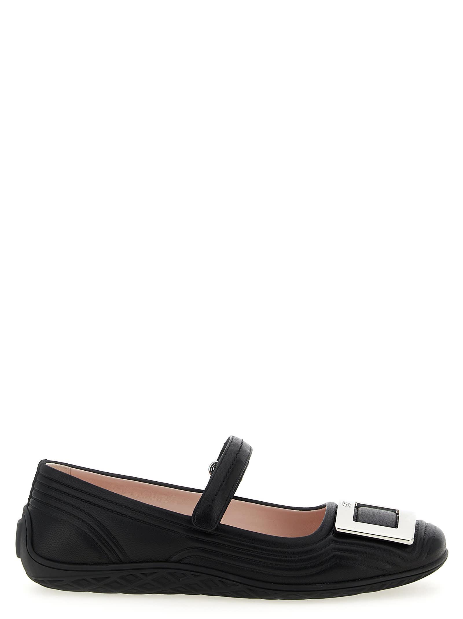 roger vivier viv low ballet flats