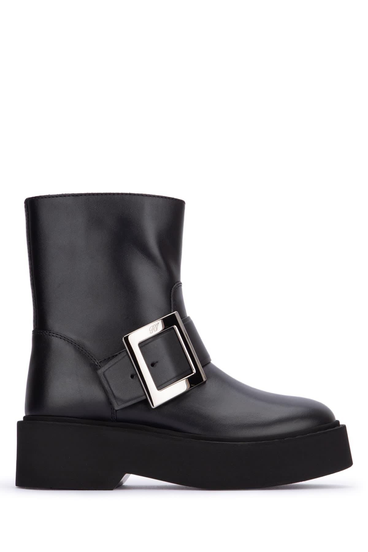 roger vivier viv rangers high met bikers bootie