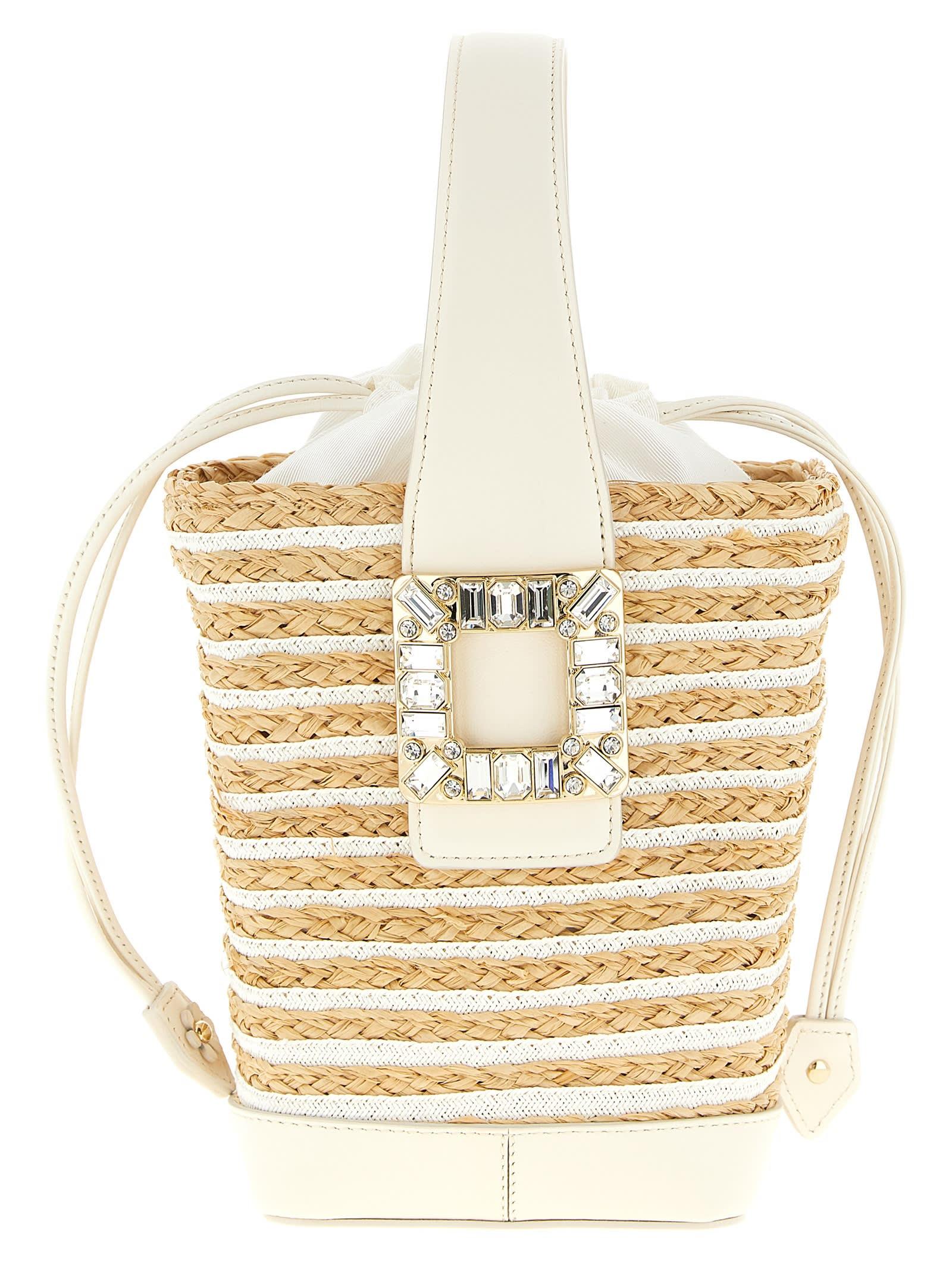 roger vivier viv skate mini bucket bag