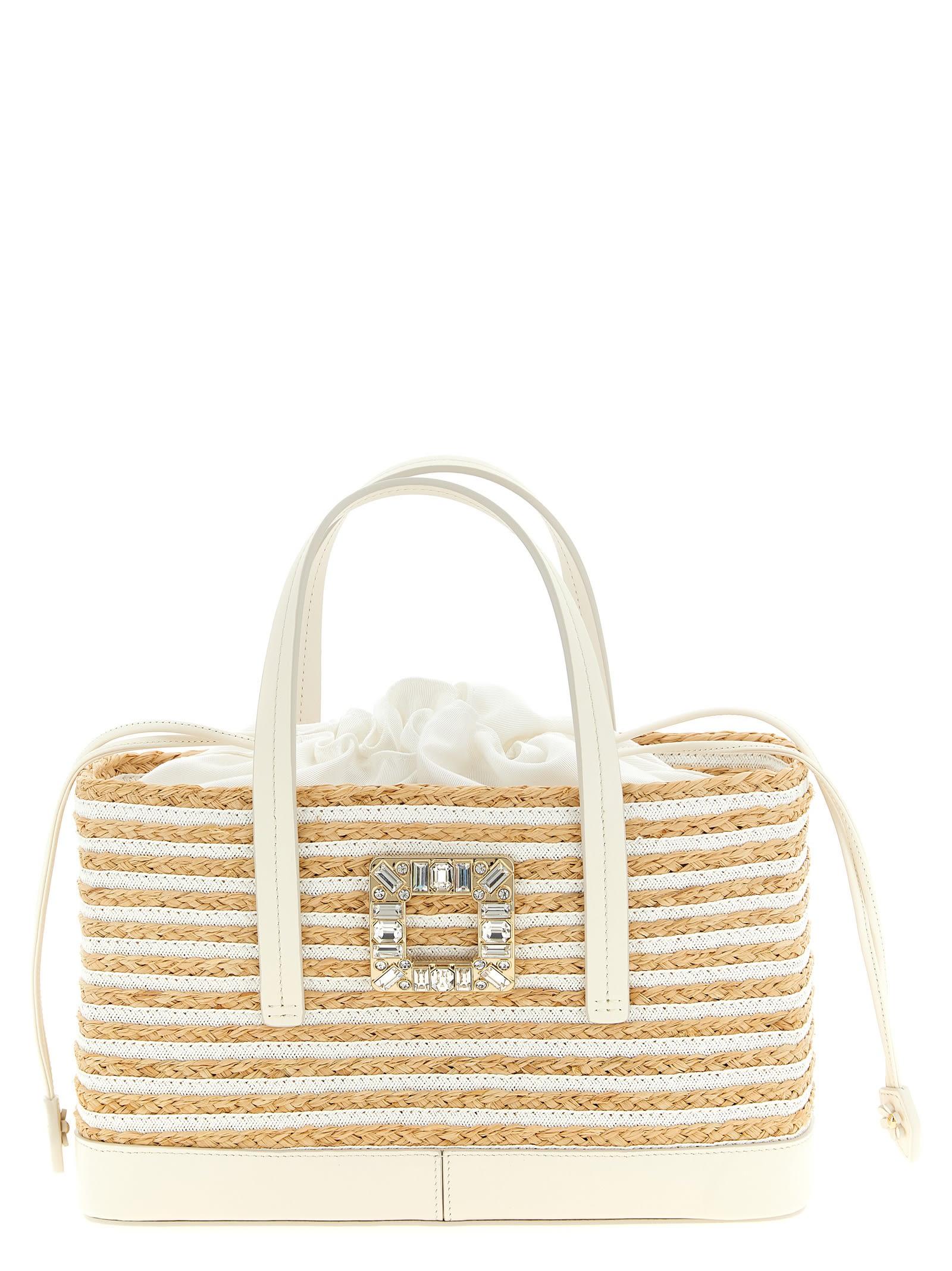 roger vivier viv skate small shopping bag