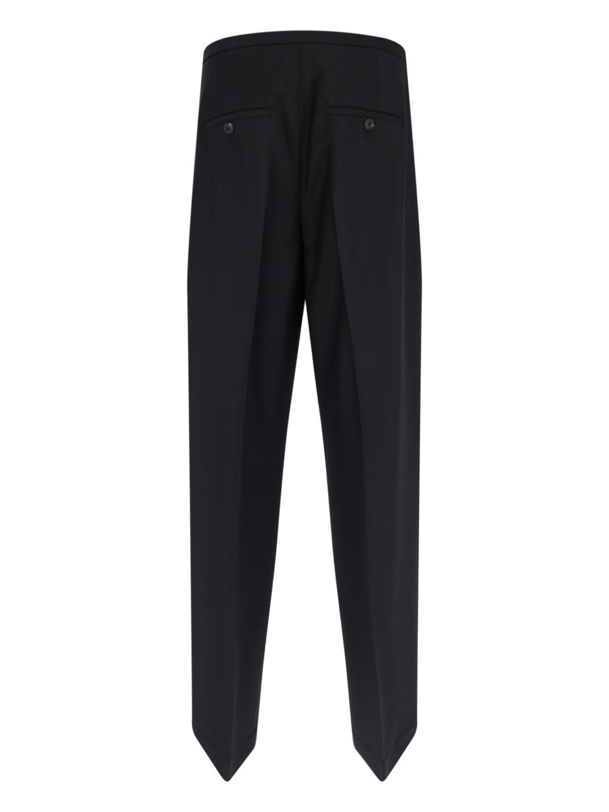 rohe trousers black virgin wool - women