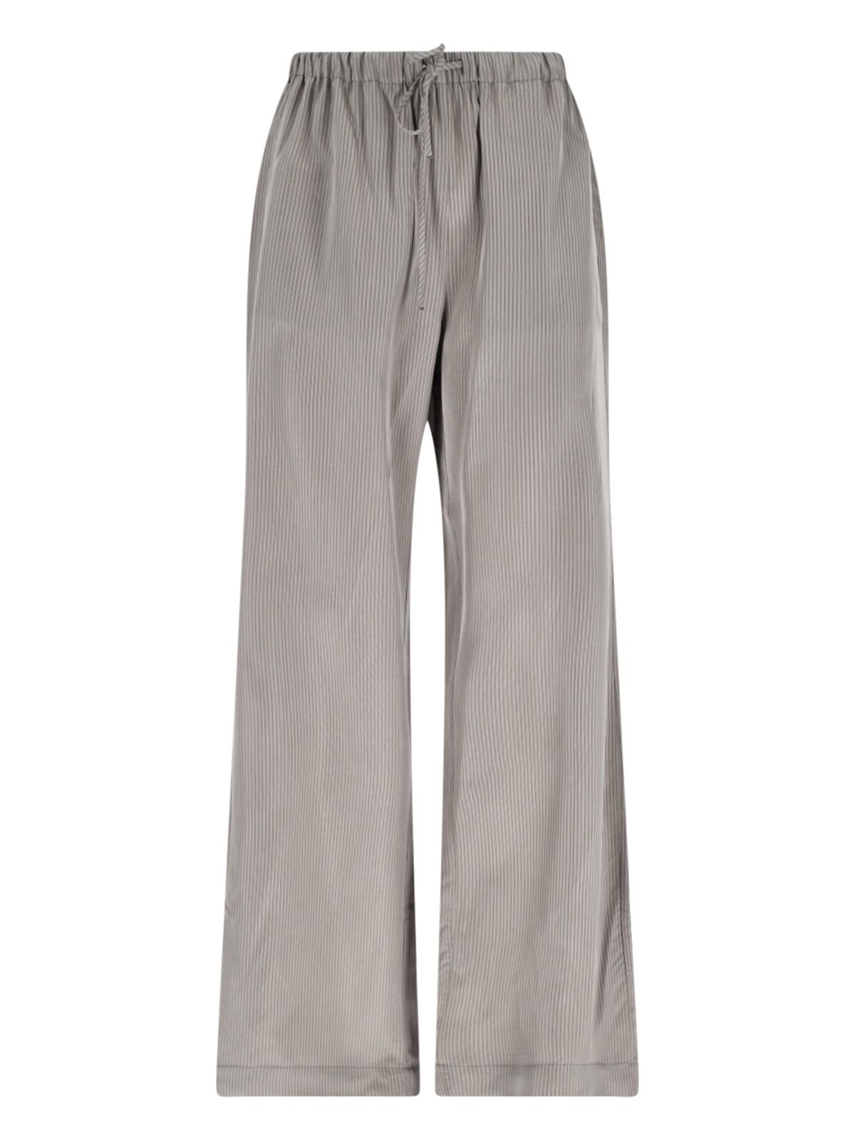 rohe trousers grey viscose - women
