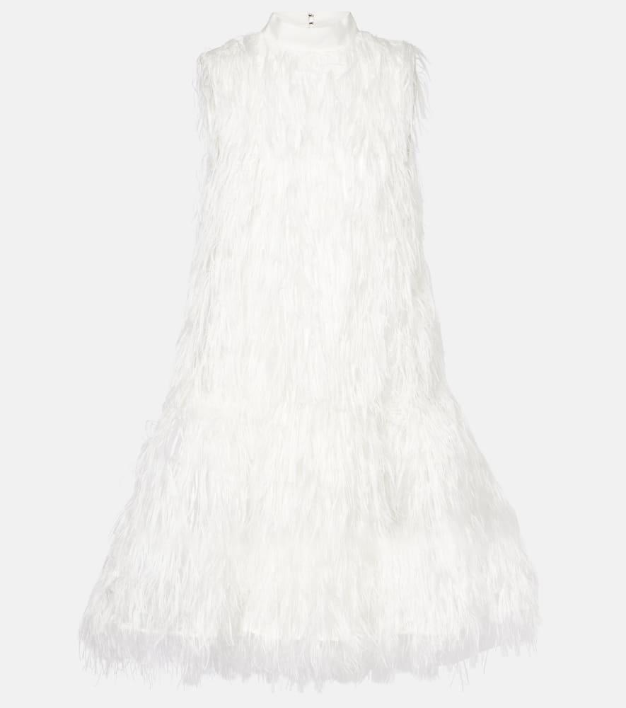 roksanda bridal odette faux feather