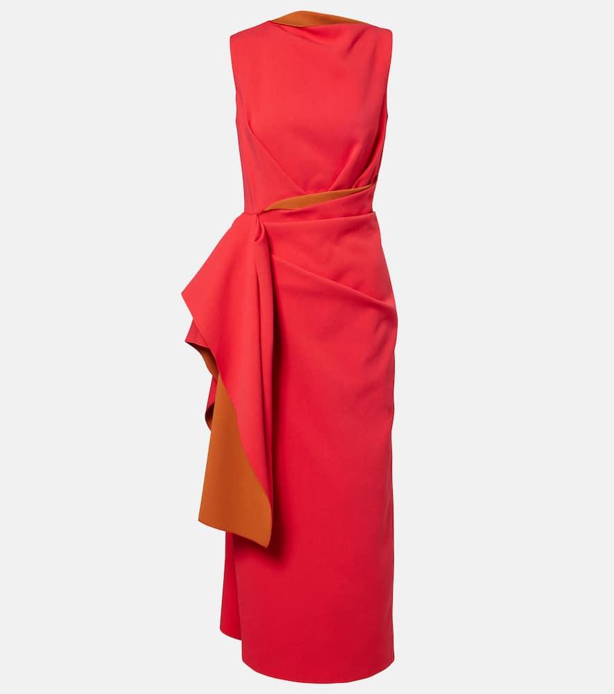 roksanda calatrava crêpe midi dress