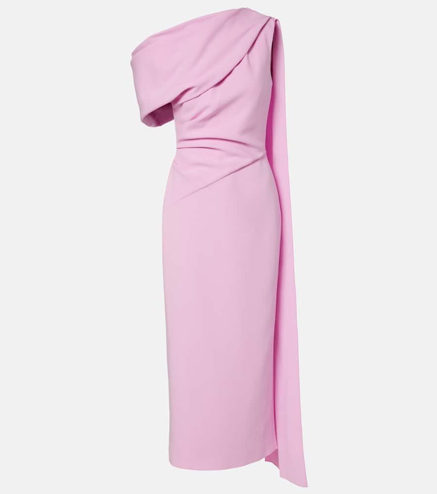 roksanda maite caped midi dress