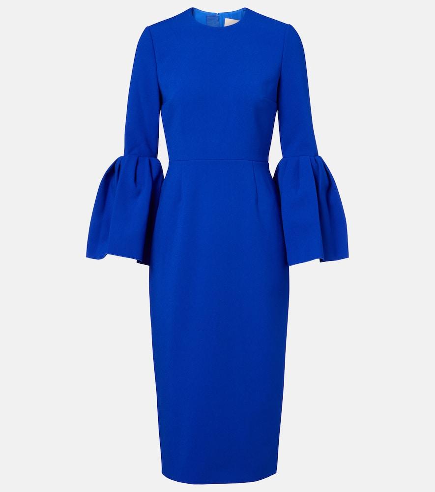 roksanda margot crêpe midi dress