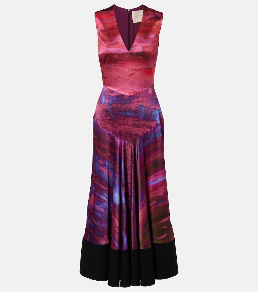 roksanda printed midi dress