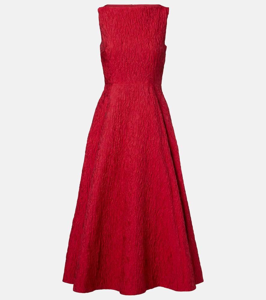 roksanda tera cloqué midi dress