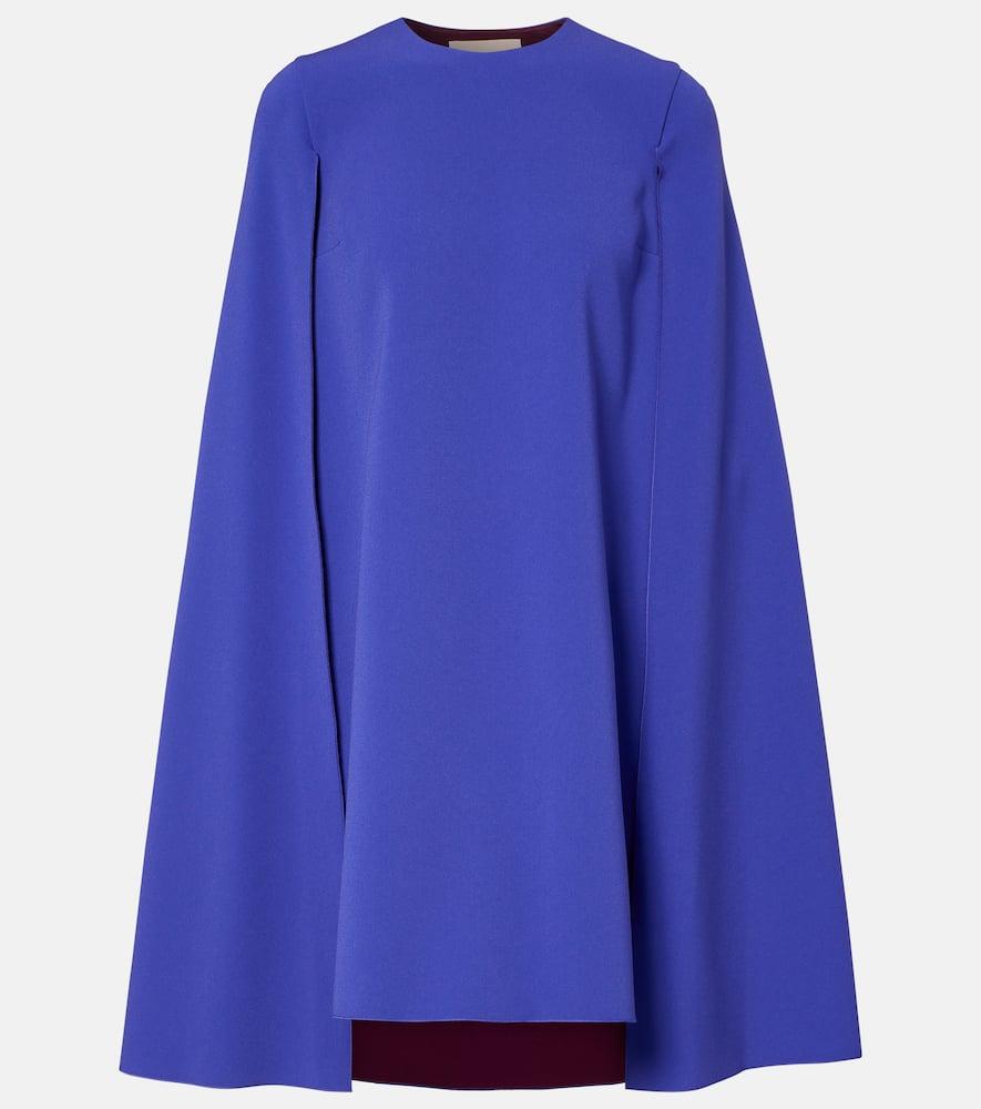 roksanda twiggy caped crêpe cocktail dress