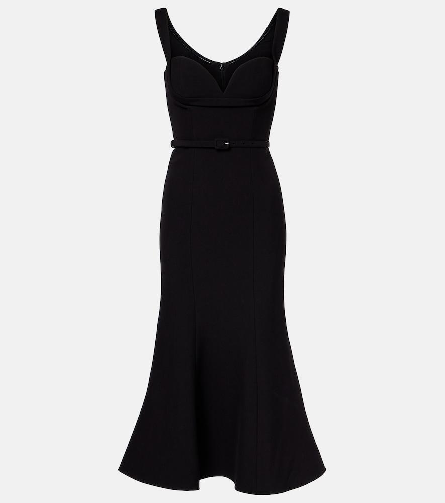 roland mouret belted corset dress