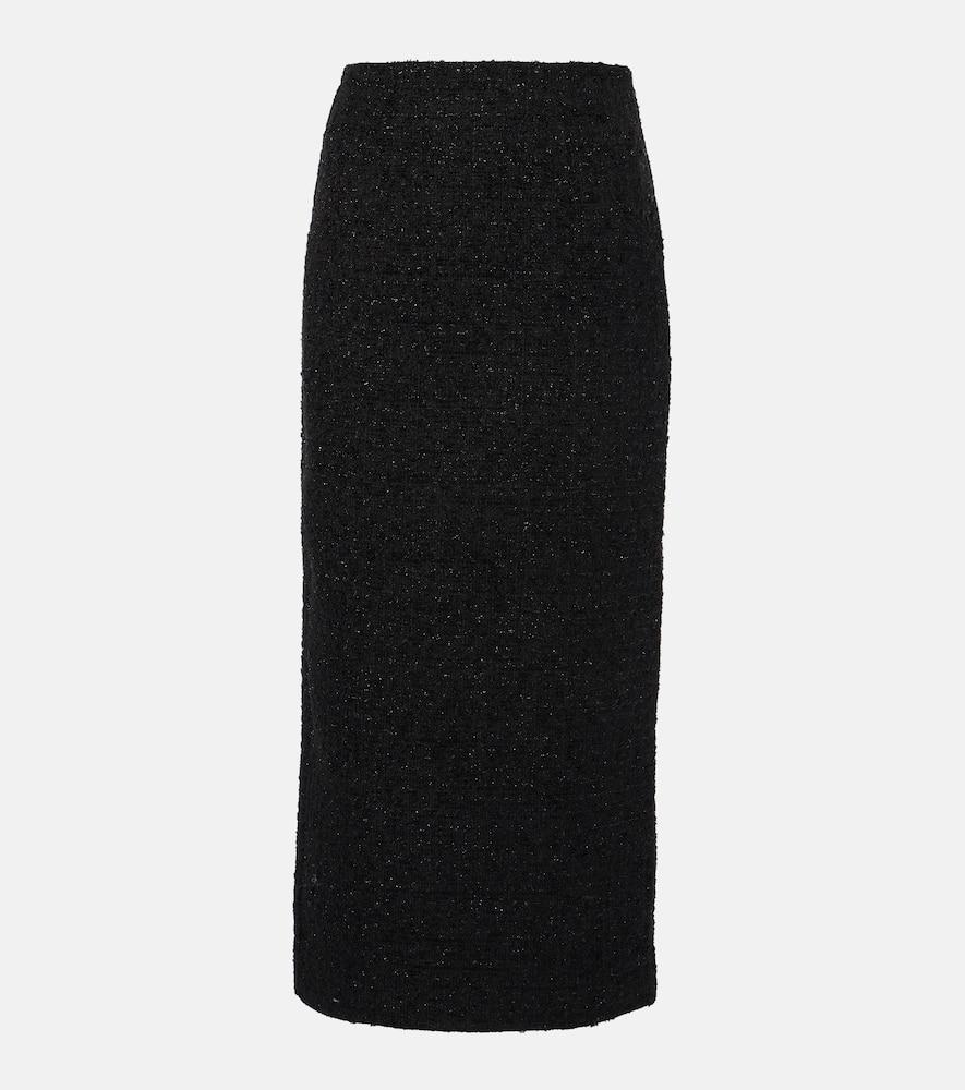 roland mouret bouclé pencil skirt