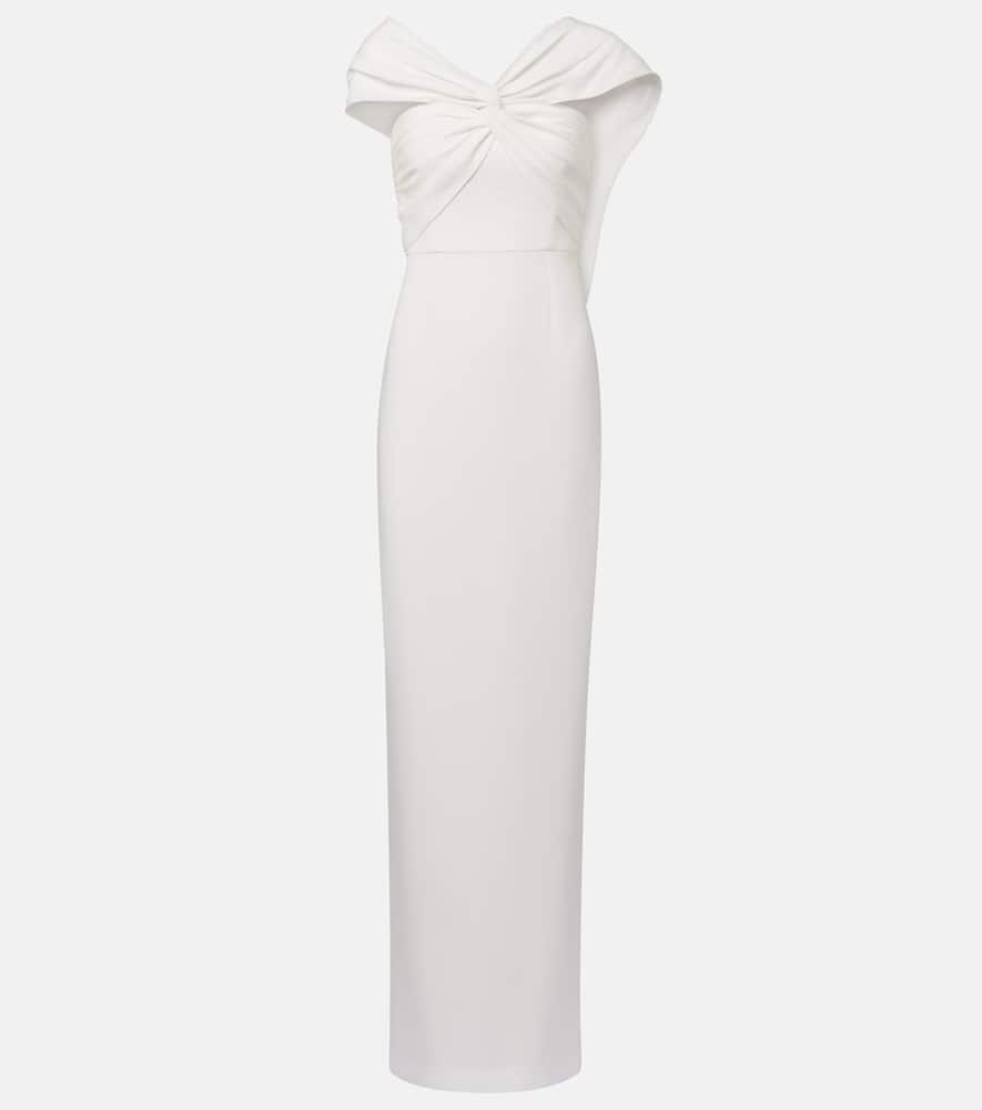 roland mouret bridal asymmetric cady gown