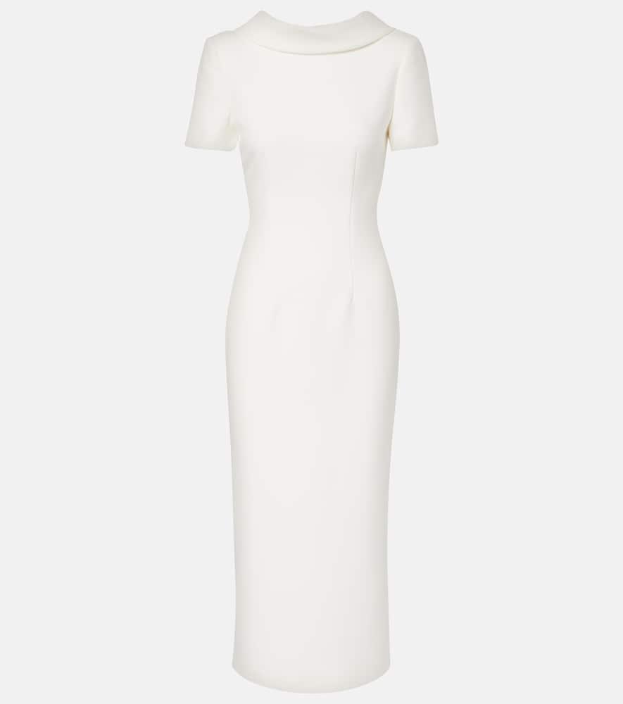 roland mouret crêpe cocktail dress