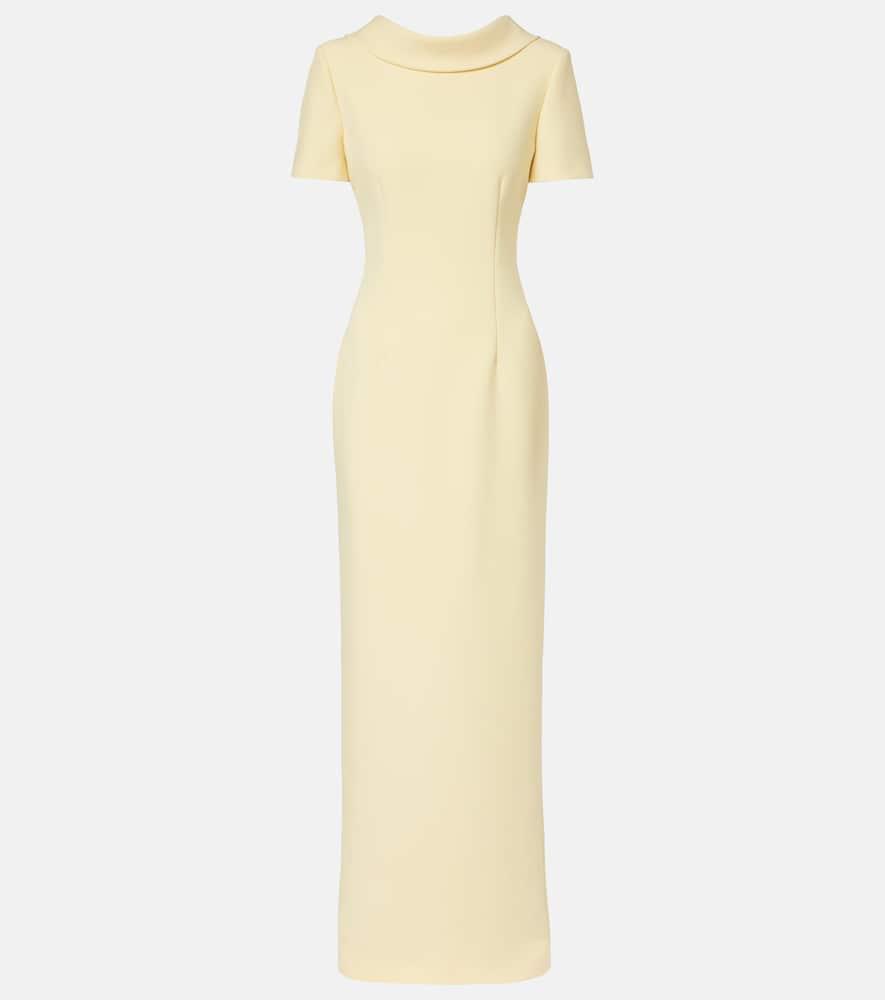 roland mouret crêpe gown