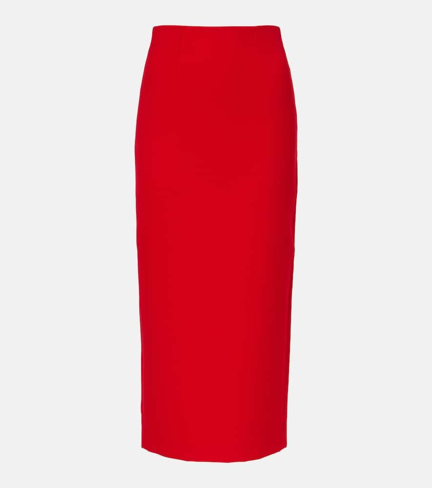 roland mouret crêpe pencil skirt
