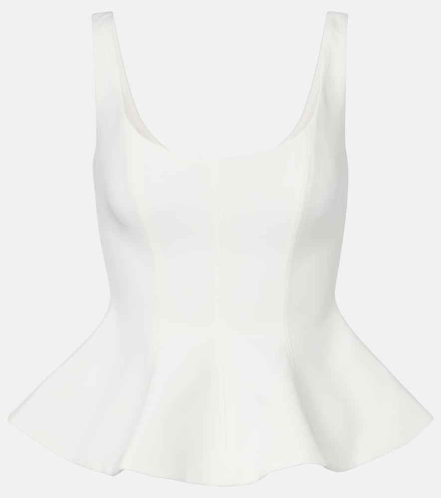 roland mouret crêpe top