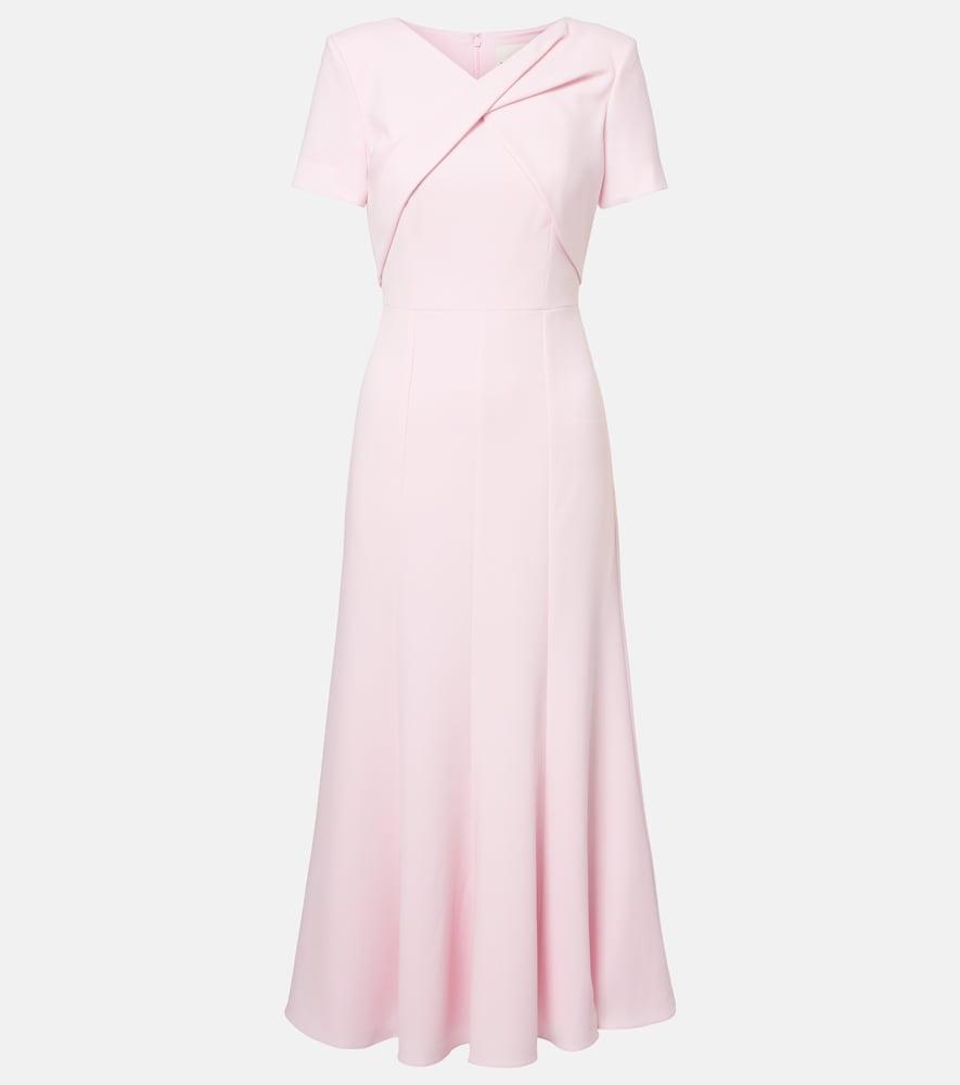 roland mouret draped cady midi dress