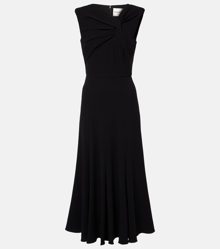 roland mouret gathered cady midi dress