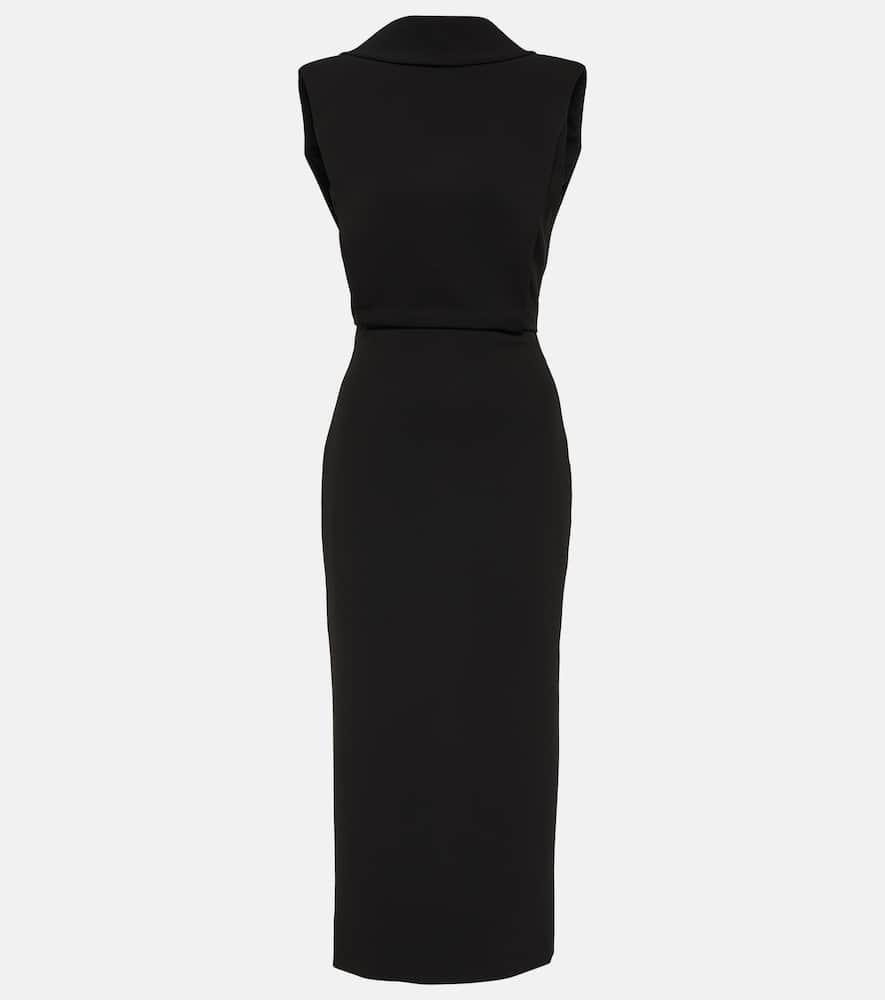 roland mouret high neck cady midi dress